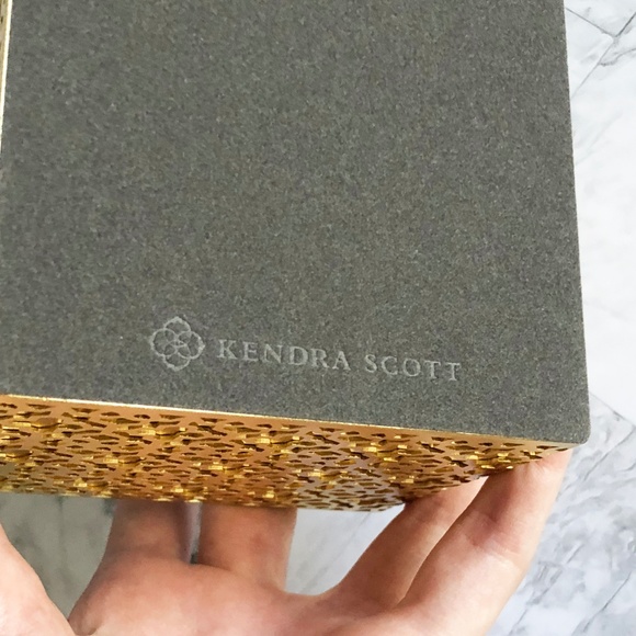 NEW Kendra Scott Square Filigree Box Amethyst - Picture 8 of 8